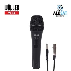 WÖLLER Kablolu El Mikrofonu W-40