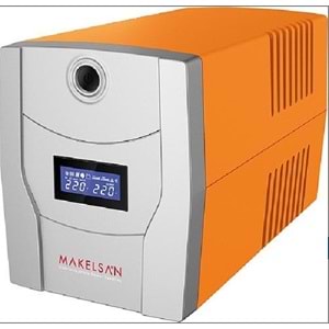 MAKELSAN LION 2200 VA LCD/USB (2x12V 9AH Akü) Line Interactive 4/8 Dk. UPS