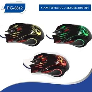 POLY GOLD PG-8812 Game Oyuncu Mouse 2400 DPI #alosat