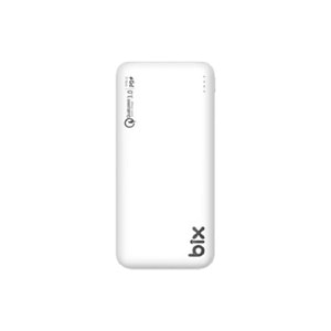 Bix 18W Çift Çıkışlı QC 3.0 PD 20000 mAh Powerbank-Beyaz