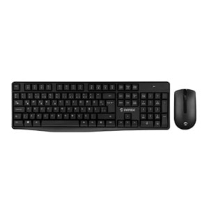 EVEREST KM-7500 Q Türkçe Kablosuz Multimedya Siyah Klavye+ Mouse