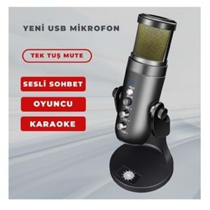 Midex Hype USB RGB Oyuncu ve Yayıncı Mikrofonu (Kayıt Gaming Tiktok Twitch Canlı yayın Discord Youtube)