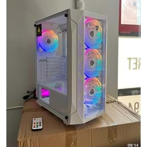 RGB bilgisayar kasası Bayaz kumandalı sarf