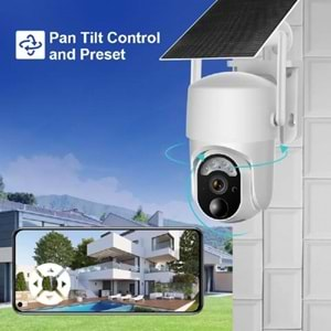 Yoosee YS-U4 WİFİ GÜNEŞ PANELLİ 4MP ELEKTİRİĞİN OLMADIĞI YERLERDE GÜNEŞ PANELLİ WİFİ İLE ÇALIŞAN KABLOSUZ GÜVENLİK KAMERASI