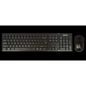 SUNCOM SKM-02W Q Ingilizce Kablosuz Siyah Klavye+ Mouse