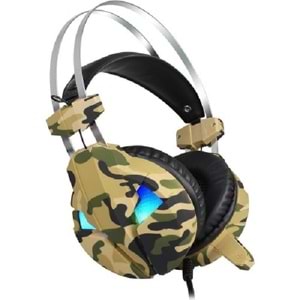 SPRANGE SR-X9 108 Db/mw Mikrofonlu Kamuflaj Desenli Oyuncu Kulaklık