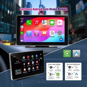 MPIA M88D Araç İçi Kamera Android Auto Apple Car Play Arka Geri Görüş Kamera 7