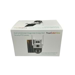 ALOSAT 4G-990 4G Sim Kart Güneş Kamerası Çift Lens Dış Mekan 6MP 4K Pil IP Kamera PIR Gece Görüş V380 Pro CCTV Güvenlik True Colour View Dual Lens Camera