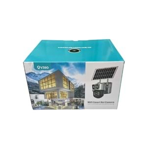 ALOSAT 4G-865 4G Sim Kart Güneş Kamerası Çift Lens Dış Mekan 6MP 4K Pil IP Kamera PIR Gece Görüş V380 Pro CCTV Güvenlik