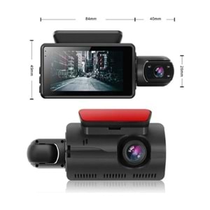 ALOSAT Araç Içi & Dışı Çift Lensli Wifi Kamera – 1080P Hd,gece Görüşlü A68