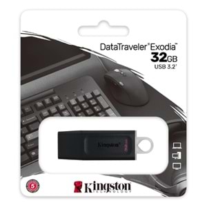 Kingston 32GB USB3.2 Gen 1 DataTraveler Exodia (Black + White) DTX/32GB