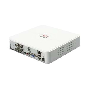 4Kanal Kayıt Cihazı ALOSAT ER-5004XV Güvenlik Kamera Kayıt Cihazı Dvr / Nvr H.265 DVR 5mp Xmeye Yazılım
