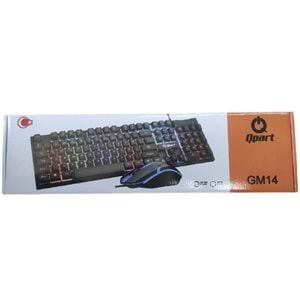 Qpart Gm14 Oyuncu Klavye & Mouse Set QPARTGM14