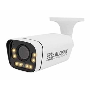 ALOSAT 5MP H5-9090SPW8 AHD Bullet METAL KASA Gece Renkli 8Warm Light LED AHD 5MP Güvenlik Kamera METAL KASA 3,6 MM 5Mp Sabit Lens, 1/2,7