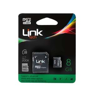 Linktech LMC-M103 8GB MicroSDHC Class 10 Hafıza Kartı + AdaptörLinktech