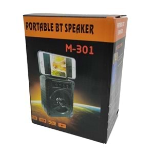 15 CM SD Usb Bluetooth Speaker Hoparlör M-301