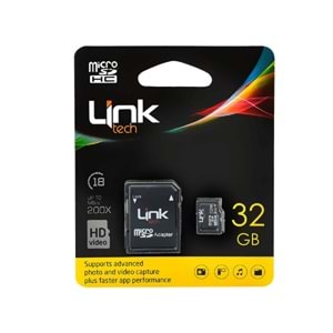 Linktech LMC-M105 32GB MicroSDHC Class 10 Hafıza Kartı + AdaptörLinktech