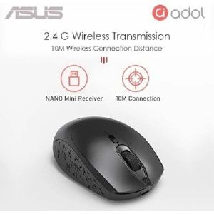 Asus Adol MS001 Kablosuz Optik Mouse