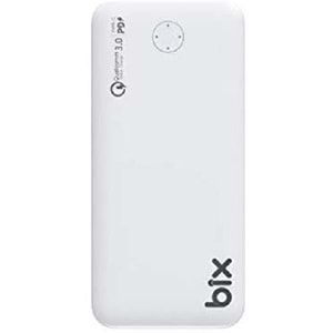 Bix 18 W Çift Çıkışlı USB Type-C PB10-QBD PD 10000 mAh Powerbank Beyaz #alosat