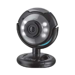 Everest SC-824 300K 480P USB Mikrofonlu LED Webcam