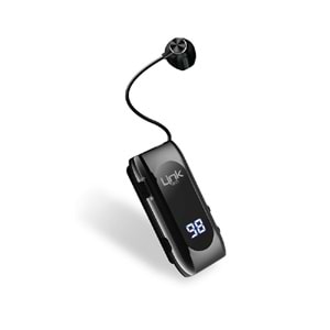 V80 PRO Makaralı Titreşimli Bluetooth Kulaklık​ , Bluetooth 5.0 teknolojisi ile kesintisiz müzik dinleme deneyimi sunar. Bağlantı durumunu gösteren LED ışık bulunmaktadır. Rahat kullanım için klips askısı bulunmaktadır.