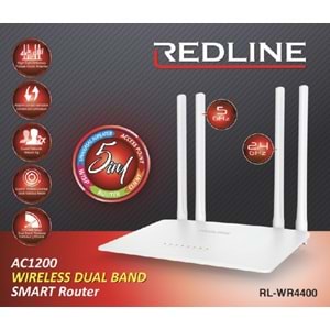 Redline RL-WR4400 Wireless Ap/client Router 5G/2.4G