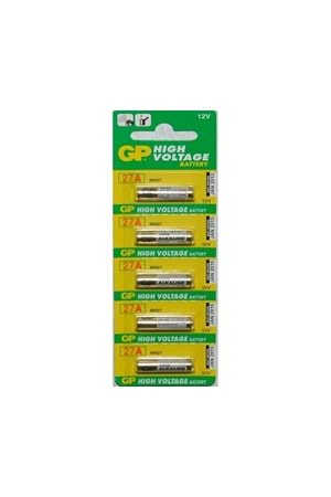 Gp 27A Mn27 A27 Alkaline 12V Kumanda Pili