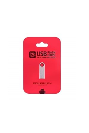 POWERWAY 128GB METAL USB BELLEK