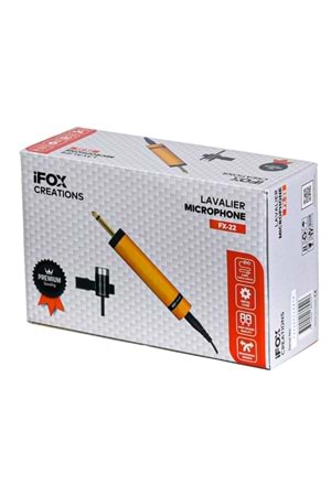 İFOX Kablolu Yaka Mikrofonu FX-22 FX-20 #alosat