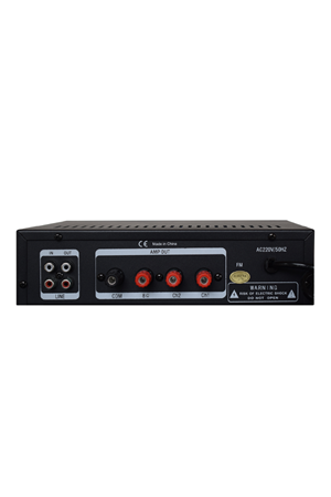 WÖLLER W-2120 2 Bölge Bağımsız KontrolMaximum 100 Watt Çıkış Gücü70-100V ve 4-16 ohm ÇıkışUsb/Sd Kart/ Bluetooth2 Mikrofon GirişiBass/Tiz/Echo Kontrol