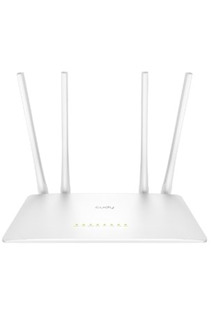 CUDY WR1200 5×10/100Mbps 5GHz-867Mbps+2.4GHz-300Mbps 4x5dBi fixed Router