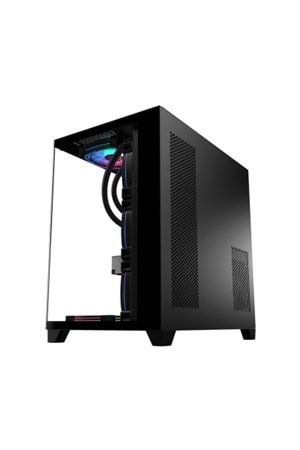 Revenge Supernova Beyaz SYAH 7 RGB Fanlı ATX Temperli Cam Panel Akvaryum Gaming Bilgisayar Kasası