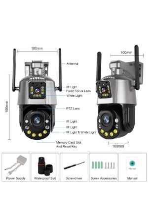 ALOSAT SR36X OPTİK ZOOMLU WİFİ KABLOSUZ KAMERA
