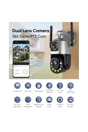 ALOSAT SR36X OPTİK ZOOMLU WİFİ KABLOSUZ KAMERA