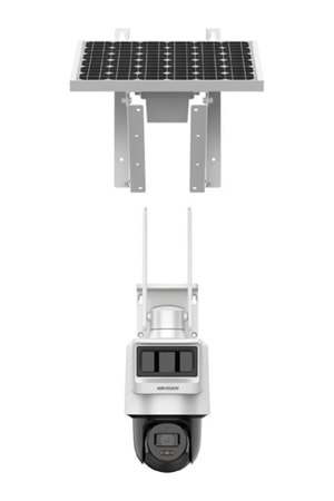 Hikvision DS-2DE2C400IWG-K/4G/C05S10 4mpix 2.8 mm 30 mt Gece Görüşü Dahili Mikrofon Pır+Radar 4g, Solar Pt Ip Kamera