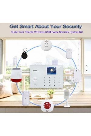 O-KAM PRO 3030 ALARM WiFi + 4G/3G/2G GSM ev hırsız güvenlik alarmı sistemi Tuya akıllı yaşam app uzaktan kumanda