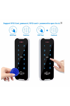 ALOSAT LS-40W METEL KASA Dokunmatik Tuş Takımı Kapı Şifreli Kart Okuyucu