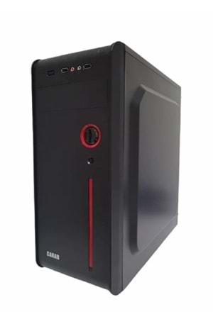 Canar 939-Blue Red 2*Usb 2.0 Atx Boş Bilgisayar Kasası Powersiz