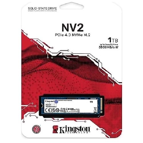 KINGSTON SNV2S/1000G NV2 M.2 1TB (3500/2100MB/s) PCIe + NVMe SSD Disk (22x80MM)