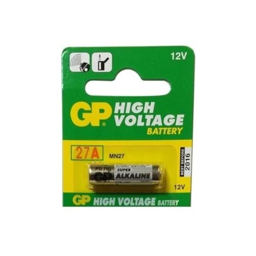 Gp 27A Mn27 A27 Alkaline 12V Kumanda Pili