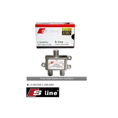 Sline S-2500mhz FD0102 2way splitter