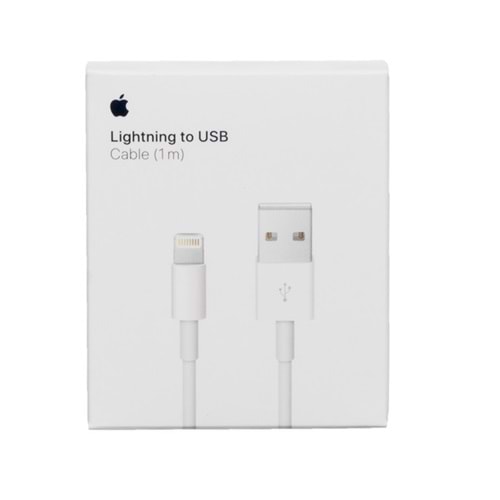 Apple Lightning to USB Cable, 1M, MD818ZMA, White