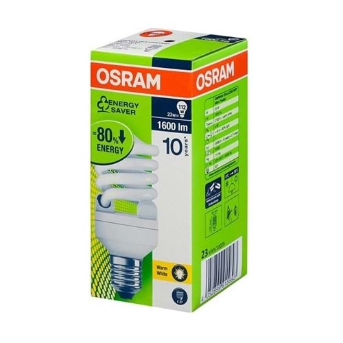 OSRAM 23W=112W 6500K BEYAZ IŞIK TASARRUFLU AMPUL 1600LM