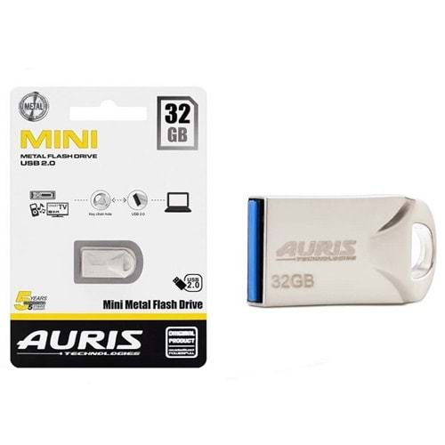 Auris 32GB Mini Otg Metal 2.0 Flash Memory