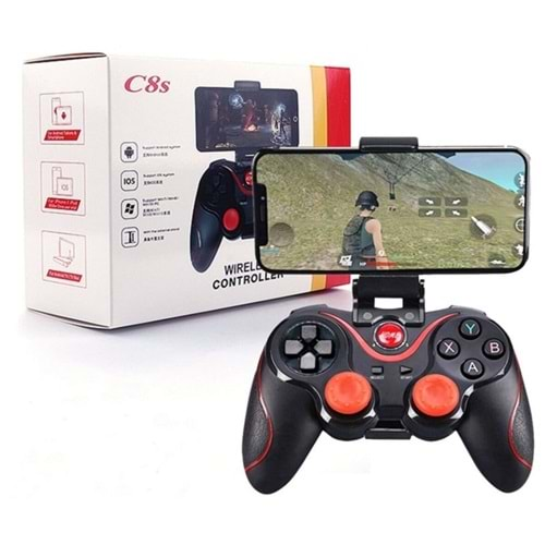 Pubg C8s Wireless Kablosuz Oyun Kolu Bluetooth Joystick Gamepad MD350000155