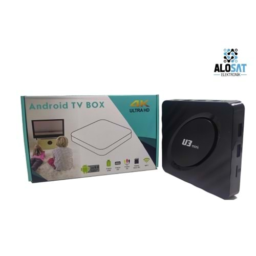 U3 mini Android tv box‏ RAM2GB - 16GB