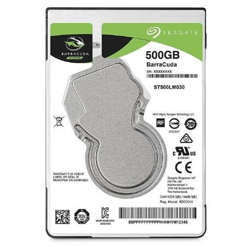 500GB Seagate 2.5 SATA 3.0 Notebook Disk 128MB 5400rpm #alosat