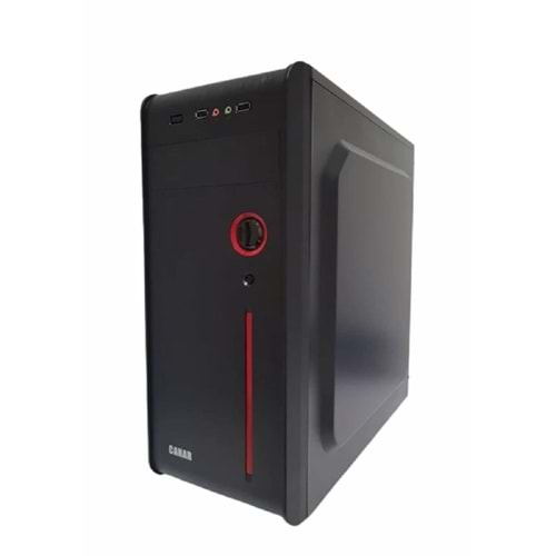 Canar 939-Blue Red 2*Usb 2.0 Atx Boş Bilgisayar Kasası Powersiz