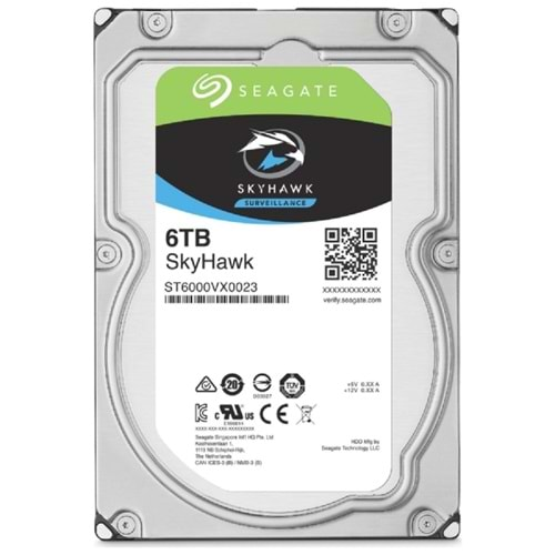 6TB SEAGATE SKYHAWK 256MB 7/24 RV ST6000VX0023