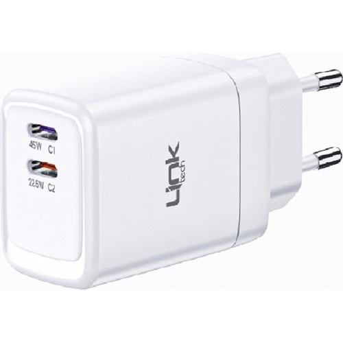 Linktech G831 Premium 45W Pd Gan 2x Usb-C Şarj Adaptörü (Başlık)